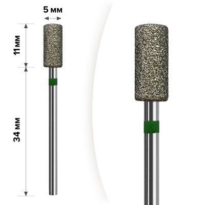 Алмазна насадка Mart М- 029  Циліндр Green 5*11
