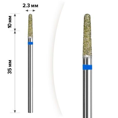 Алмазна насадка Mart М-09  Конус Blue 2,3*10