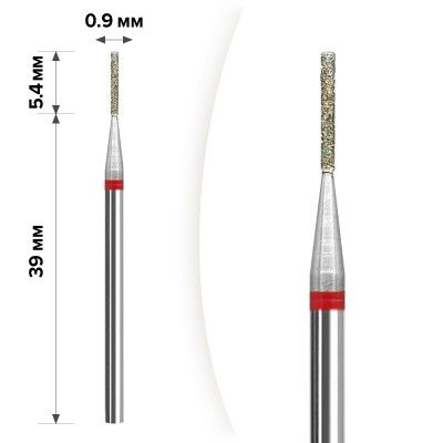 Алмазная насадка Mart М-14  Цилиндр Red 0,9*5,4