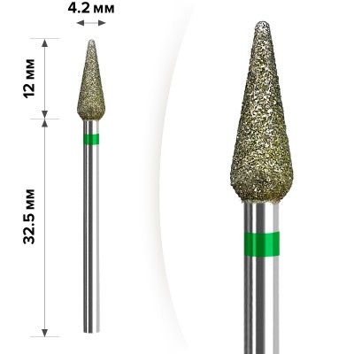 Алмазна насадка Mart М-18 Кукурудза Green 4,2*12