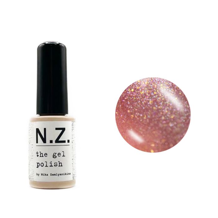 Гель-лак N.Z. (by Nika Zemlyanikina) №12 (разнобарвний шиммер), 6 мл
