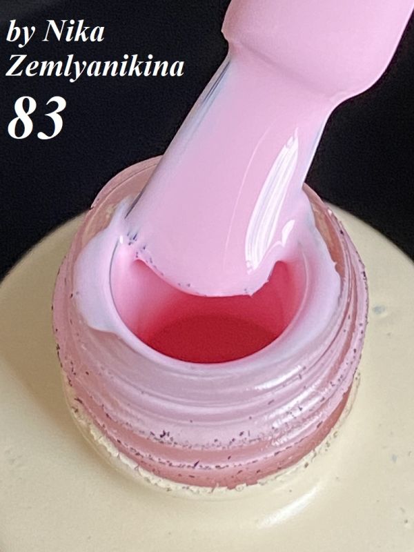 Гель-лак N.Z. (by Nika Zemlyanikina) №83 (розовый), 6 мл