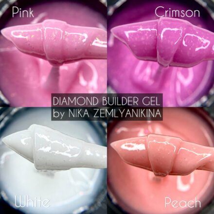 Камуфлюючий гель Builder Gel Diamond White Nika Zemlyanikina, 30мл