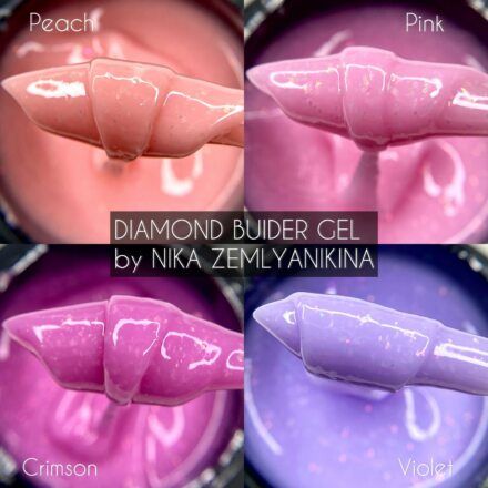 Камуфлюючий гель Builder Gel Diamond Violet Nika Zemlyanikina, 30мл