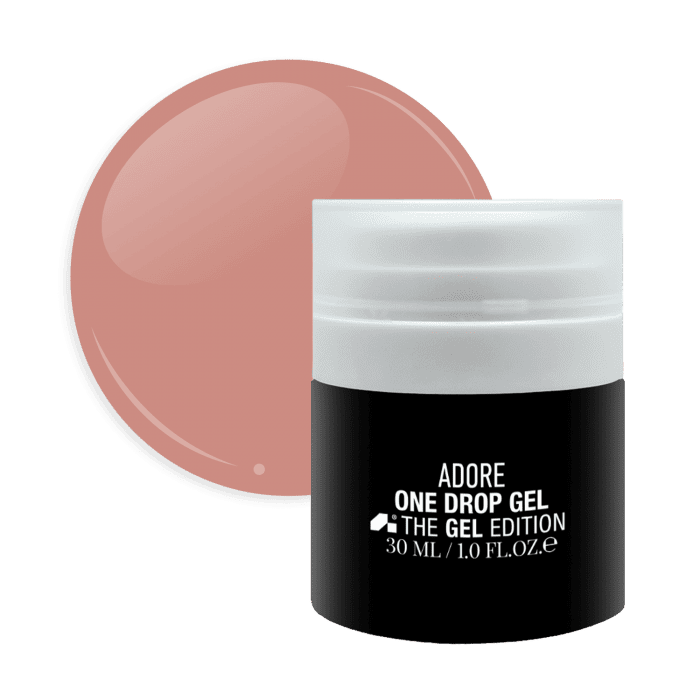 Гель для нігтів Adore One Drop Gel 03 Melted Caramel персиково-рожевий, 30г