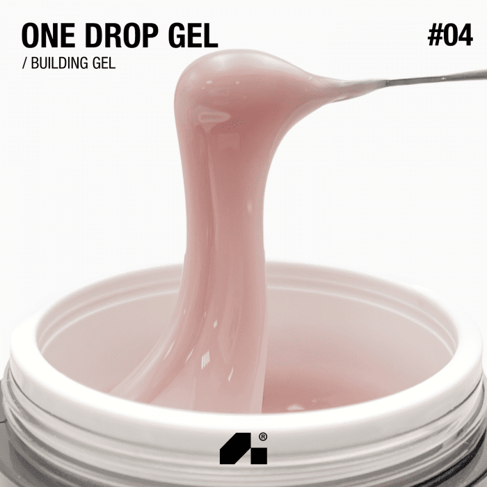 Гель для нігтів Adore One Drop Gel 04 Muted Rose світлий нюд, 30г