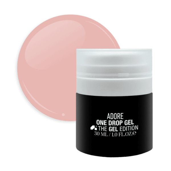 Гель для ногтей Adore One Drop Gel 04 Muted Rose светлый нюд, 30г