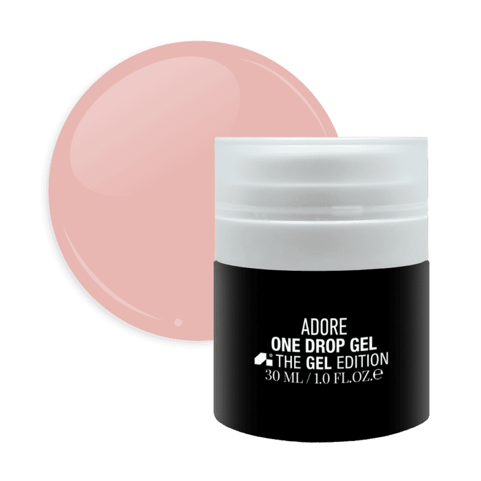 Гель для нігтів Adore One Drop Gel 04 Muted Rose світлий нюд, 30г