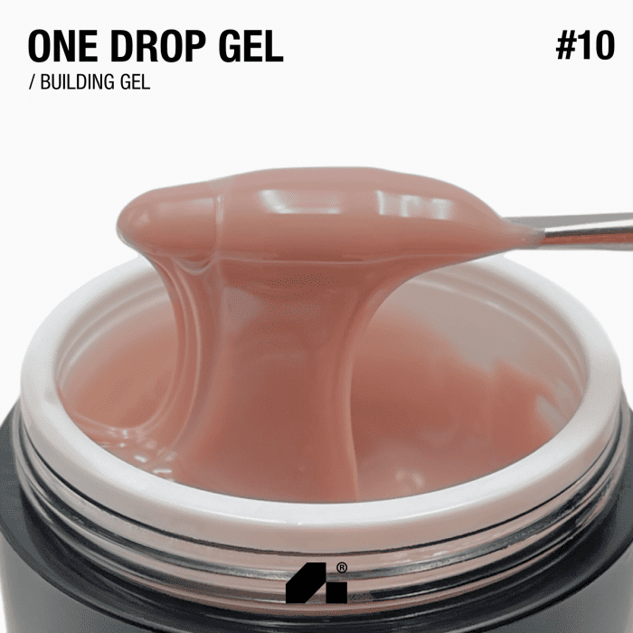 Гель для нігтів Adore One Drop Gel 10 Brown Sugar кавовий, 30г