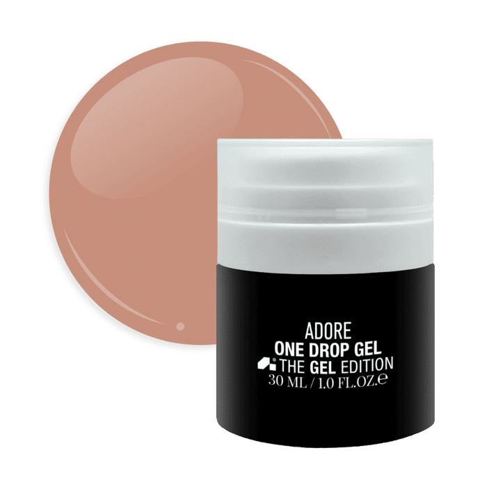 Гель для нігтів Adore One Drop Gel 10 Brown Sugar кавовий, 30г