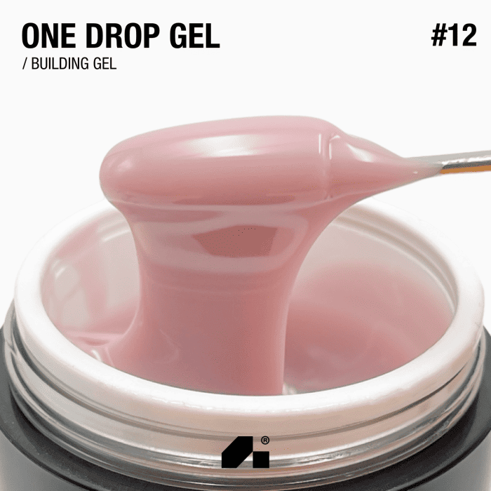 Гель для нігтів Adore One Drop Gel 12 Brandy Rose чайна троянда, 30г