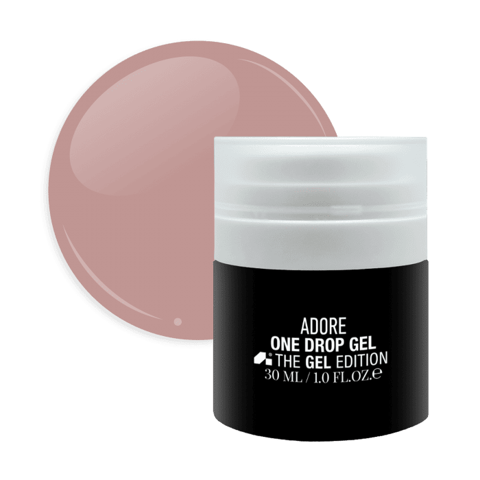 Гель для нігтів Adore One Drop Gel 12 Brandy Rose чайна троянда, 30г