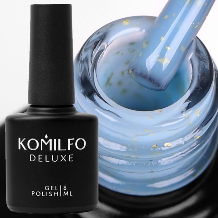 База камуфлююча Komilfo Potal Base P006 (блакитний з поталлю), 8 мл