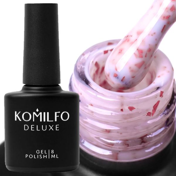 База Komilfo Potal Base P016 (молочная с розовой поталью), 8 мл