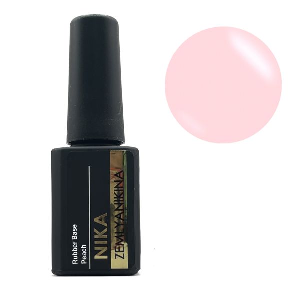База камуфлююча каучукова Nika Zemlyanikina Rubber Base 15 мл Peach