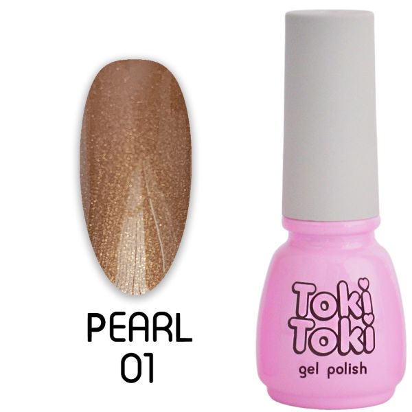 Гель-лак Toki Toki Pearl № 001, 5 мл