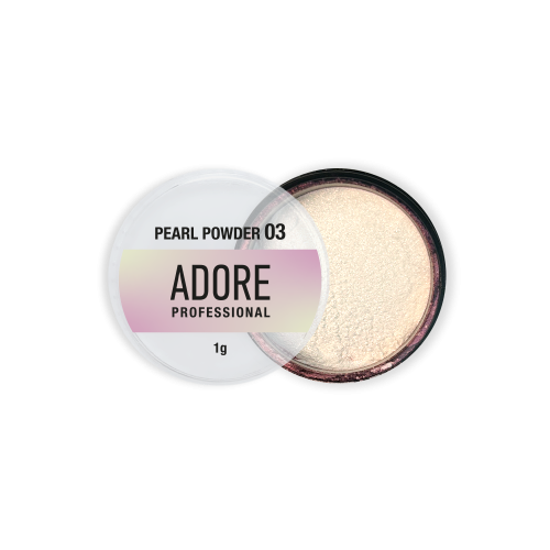 Перлинна втирка Adore  Pearl powder 03  рожеві перли