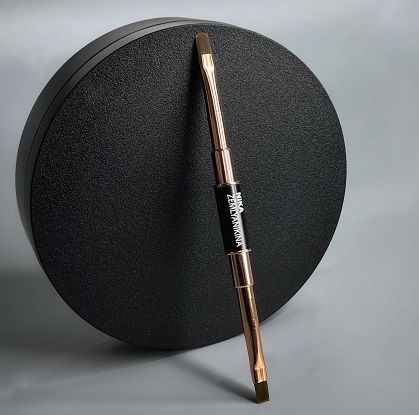 Двосторонній пензлик Nika Zemlyanikina Oval Brush 8/Flat Brush 6