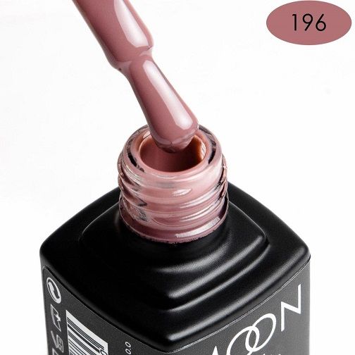Гель-лак MOON FULL color Gel polish №196 (пюсовый, эмаль), 8 мл