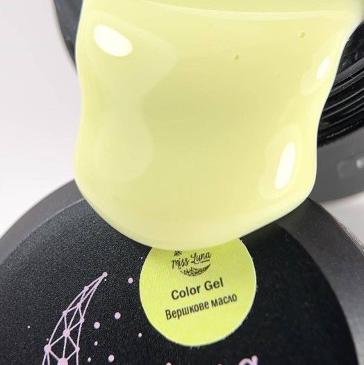 Гель для нарощування Miss Luna Color gel Вершкове масло,15мл