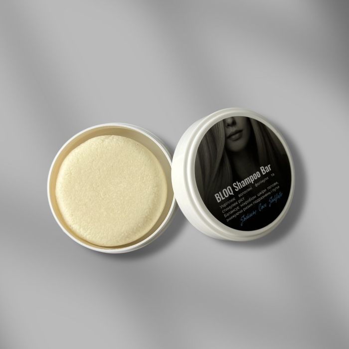Твердий шампунь BLOQ Shampoo Bar Nika Zemlyanikina, 60г