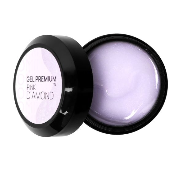 Гель  Komilfo Gel Premium Pink Diamond, 15г