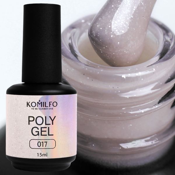 Жидкий полигель Komilfo PolyGel 017, 15мл
