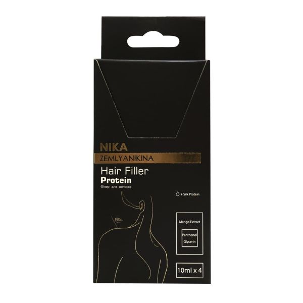 Филлер для волос  Protein Nika Zemlyanikina, 10 млx4шт