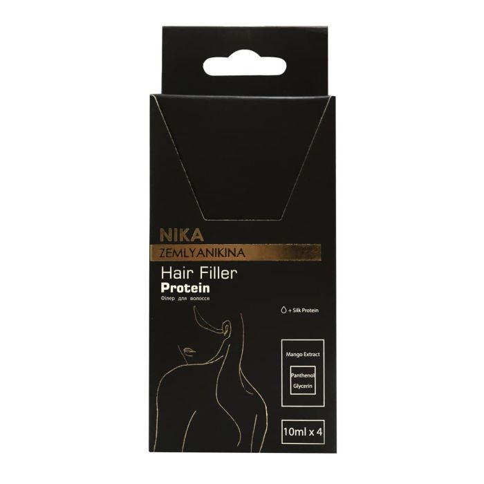 Філер для волосся Protein Nika Zemlyanikina, 10 млx4шт