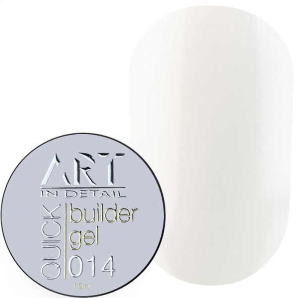 Гель для наращивания ART QUICK Builder Gel №014, 15мл Milky White