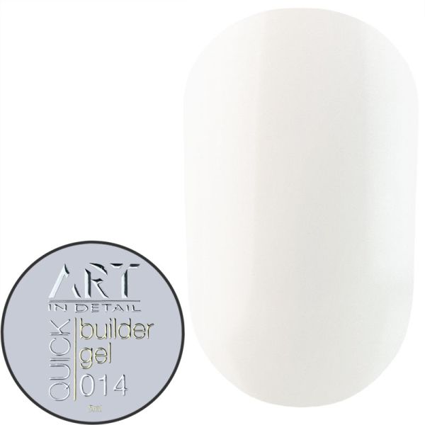 Гель для наращивания ART QUICK Builder Gel №014, 5мл Milky White