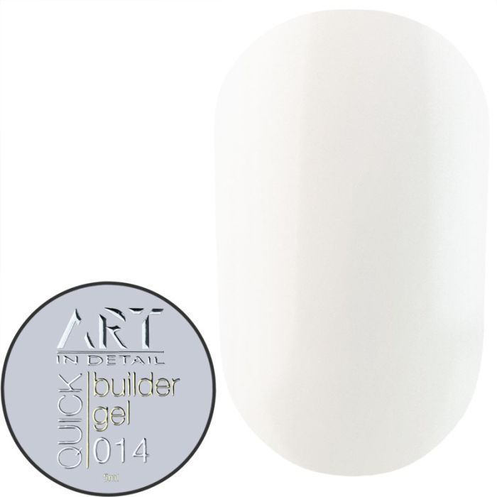 Гель для нарощування ART QUICK Builder Gel №014, 5мл Milky White