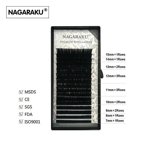 Вії чорні Nagaraku Mix (Нагараку)