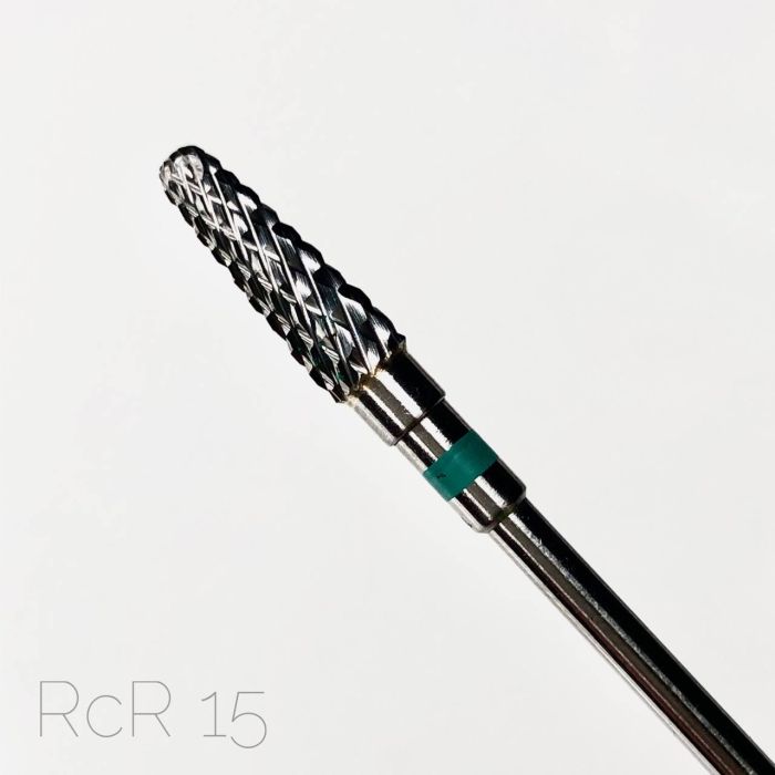 Фреза твердосплавна RCR 15 Цилінд завужений зелений