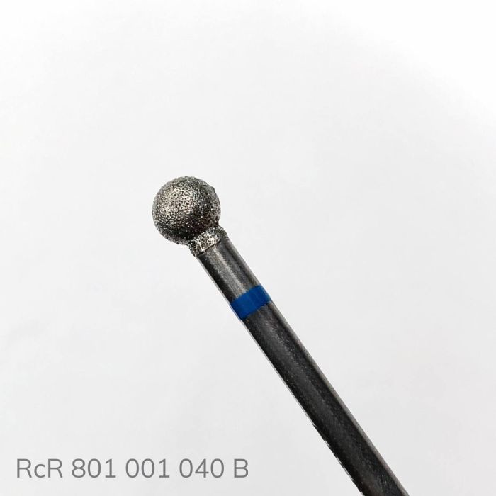 Фреза алмазна RCR шар синій 4мм 801-001-040B