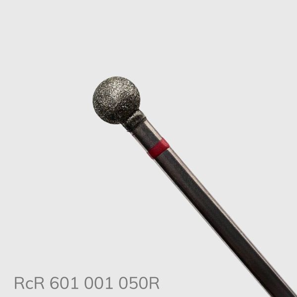 Фреза алмазна RCR шар червоний 5мм 801-001-050R