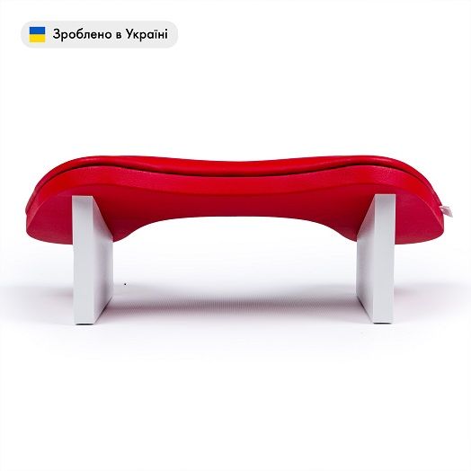 Подставка ортопедическая маникюрная ECO STAND BUTTERFLY красная