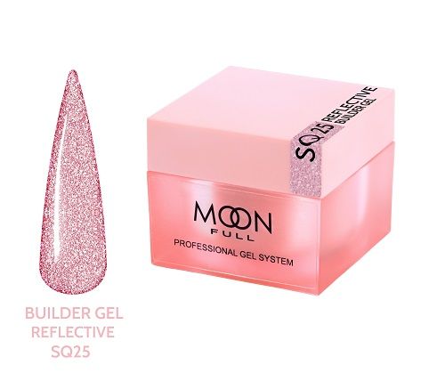 Cвітловідбиваючий гель Moon Full Reflective Builder Gel 025, 30мл