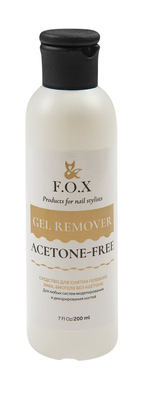  Средство для снятия гель-лака без ацетона F.O.X Gel remover ACETONE-FREE 250мл