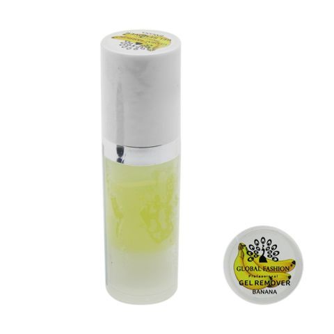 Гелевий Ремувер для зняття вій Remover Gel Global банан
