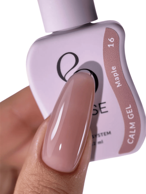 Рідкий гель для зміцнення Else Calm Gel 16 Maple бежево-рожевий, 12 мл