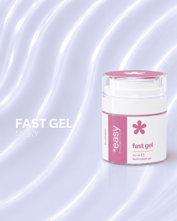 Рідкий моделюючий гель Easy Fast Gel Milky, 30 мл