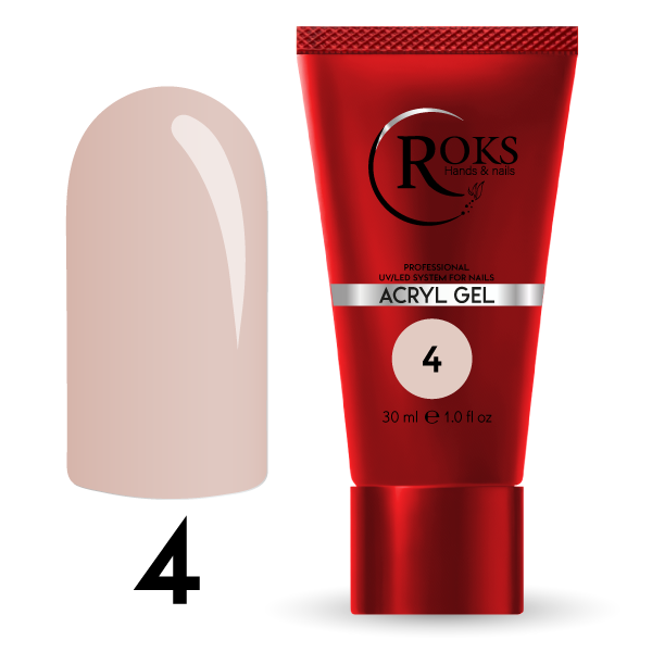 Акригель ROKS Acryl Gel 04 Beige 30мл