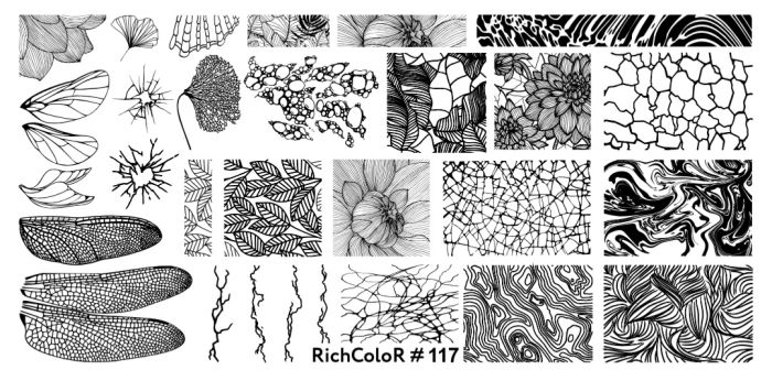 Пластина для стемпінга RichColor 117