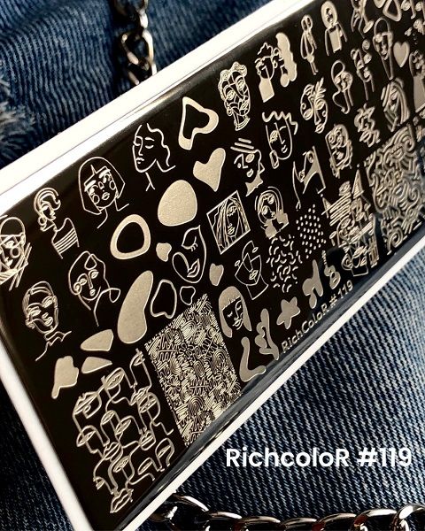Пластина для стемпинга RichColor 119
