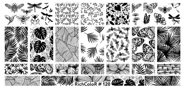 Пластина для стемпінга RichColor 120