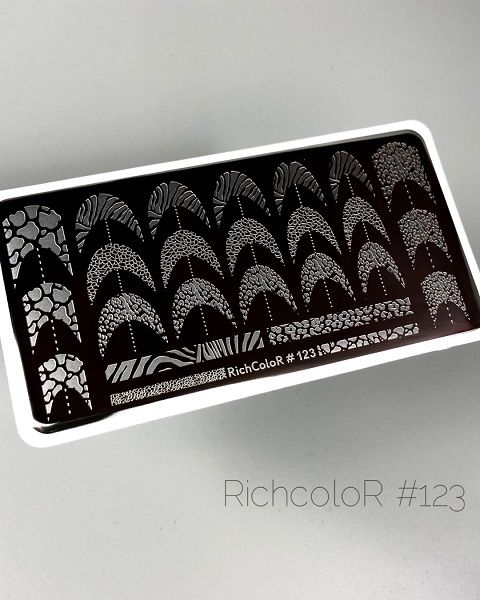 Пластина для стемпінга RichColor 123