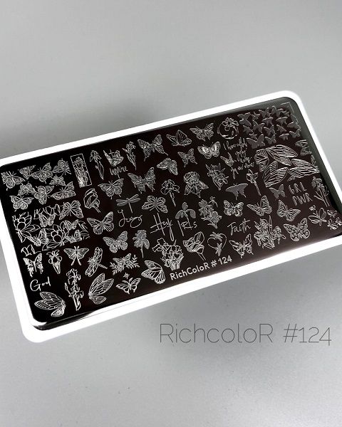 Пластина для стемпінга RichColor 124