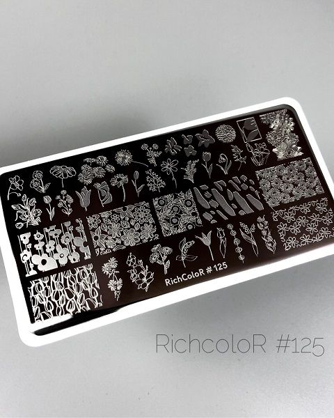 Пластина для стемпінга RichColor 125