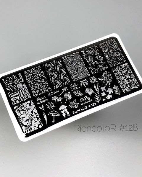 Пластина для стемпінга RichColor 128